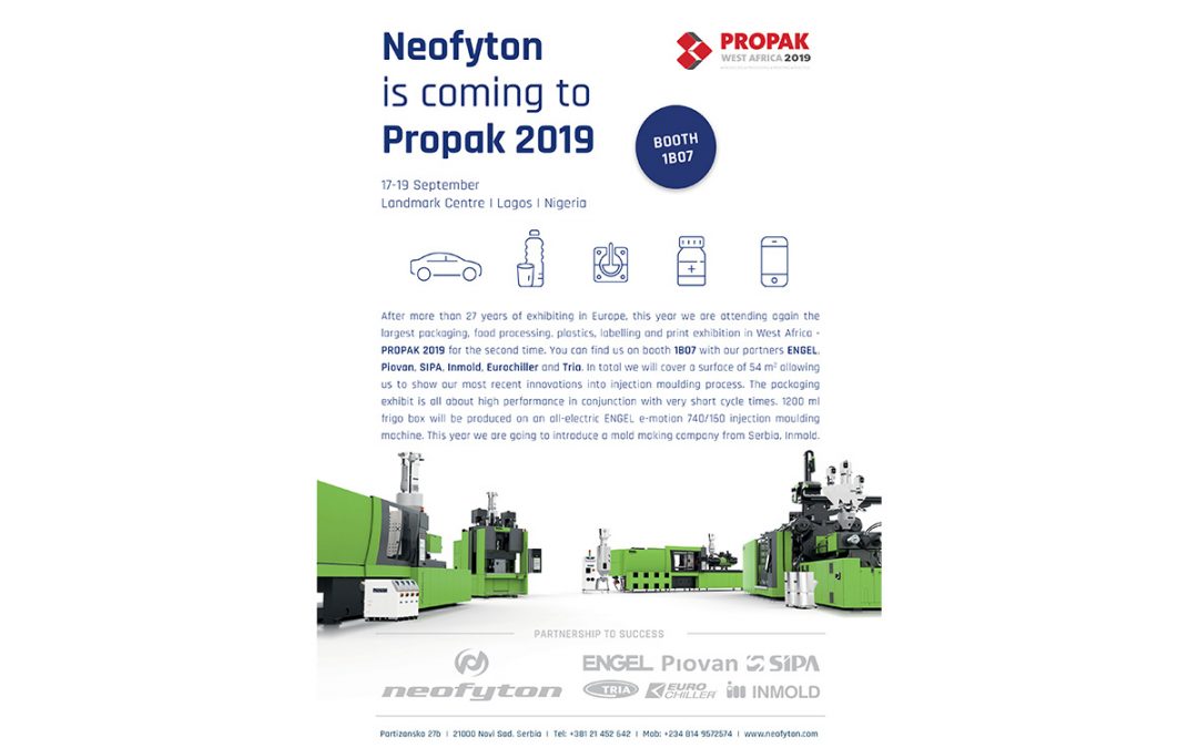 Visit us at Propak 2019