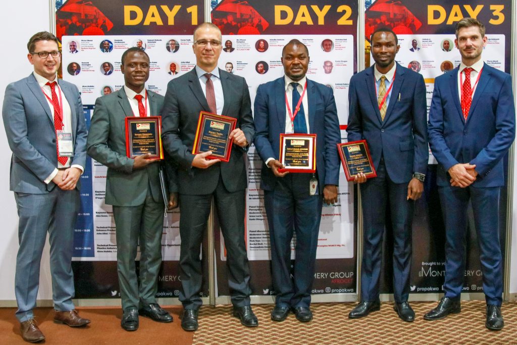 Thomas Salussolia (Afrocet Montgomery), Samson Ojosemako (PwC Nigeria), Zoran Tadić (Neofyton), Kenneth Iruonagbe (Tolaram Group), Kayode Ashamu (PwC Nigeria), George Pearson (Montgomery Group)