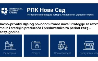 Javno-privatni dijalog povodom izrade nove Strategije za razvoj malih i srednjih preduzeća i preduzetnika za period 2023 – 2027. godine