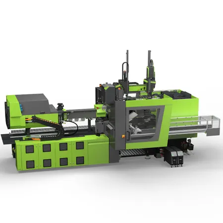 Compact cell layout with the conveyor integrated inside the e-mac 220 safety fence.