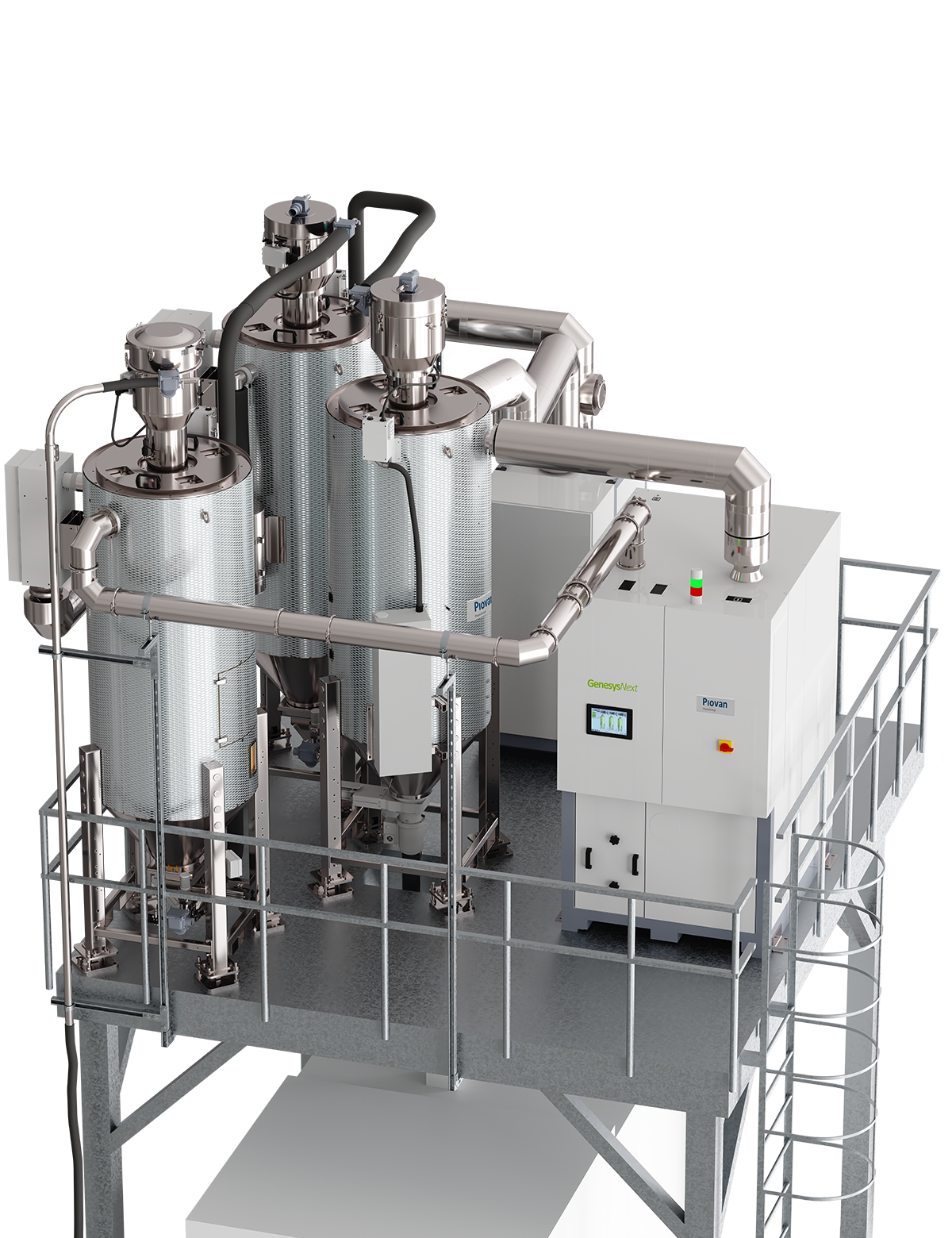 Piovan GN³ – Three-Stage Drying System