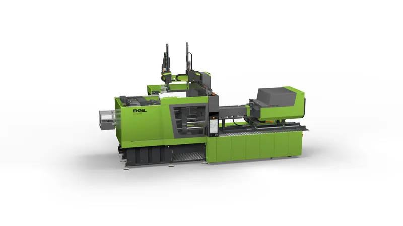 ENGEL e-mac 220: compact, resource-efficient production and foaming of recyclate.