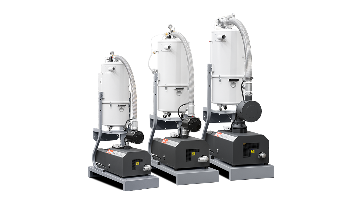 Vacuum receiveri za dopremu granulata do mašine u okviru Piovan centralnog sistema – Menshen